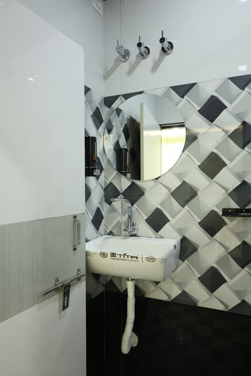Sanitized Attached Washroom